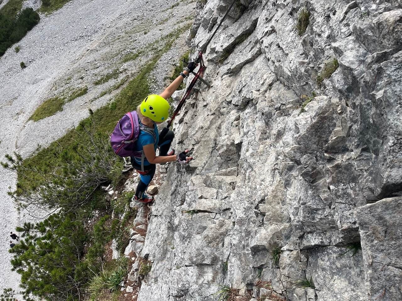 Klamml via ferrata in the Kaisergebirge · 6