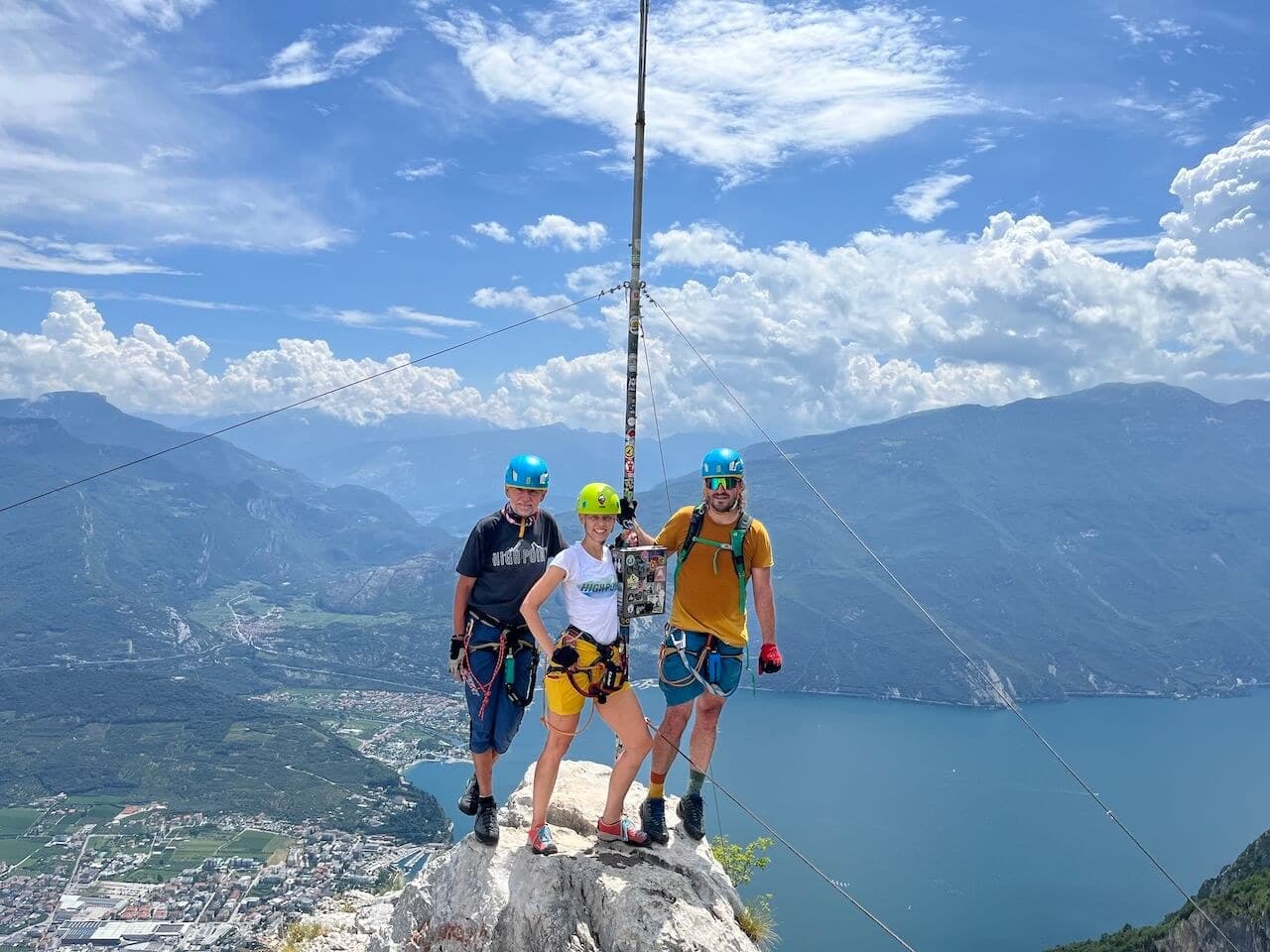 Via ferrata dell'Amicizia above Lake Garda · 2