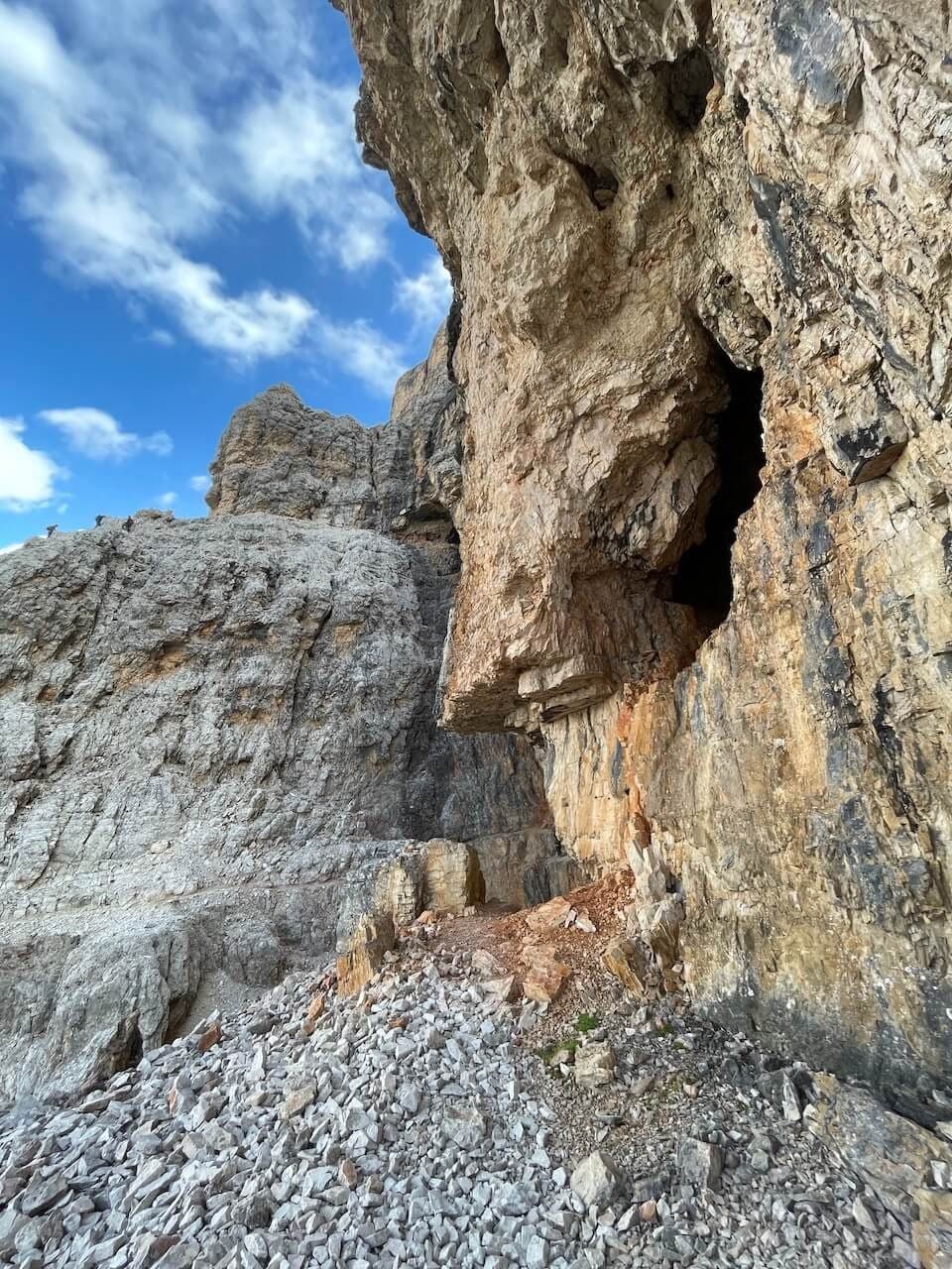 Giovanni Lipella: via ferrata on Tofana di Rozes · 11