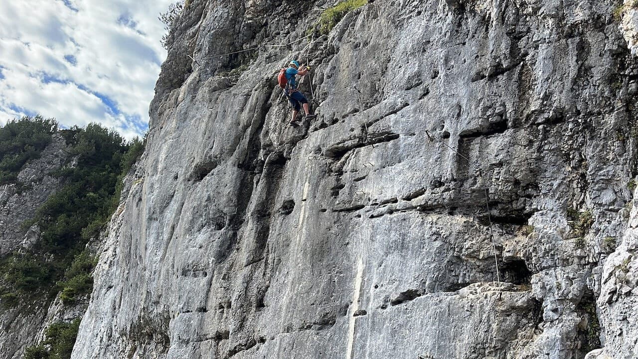Klamml via ferrata in the Kaisergebirge · 4
