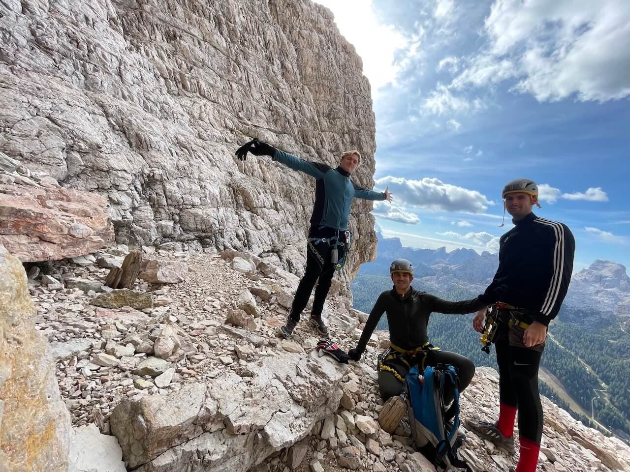 Giovanni Lipella: via ferrata on Tofana di Rozes · 5