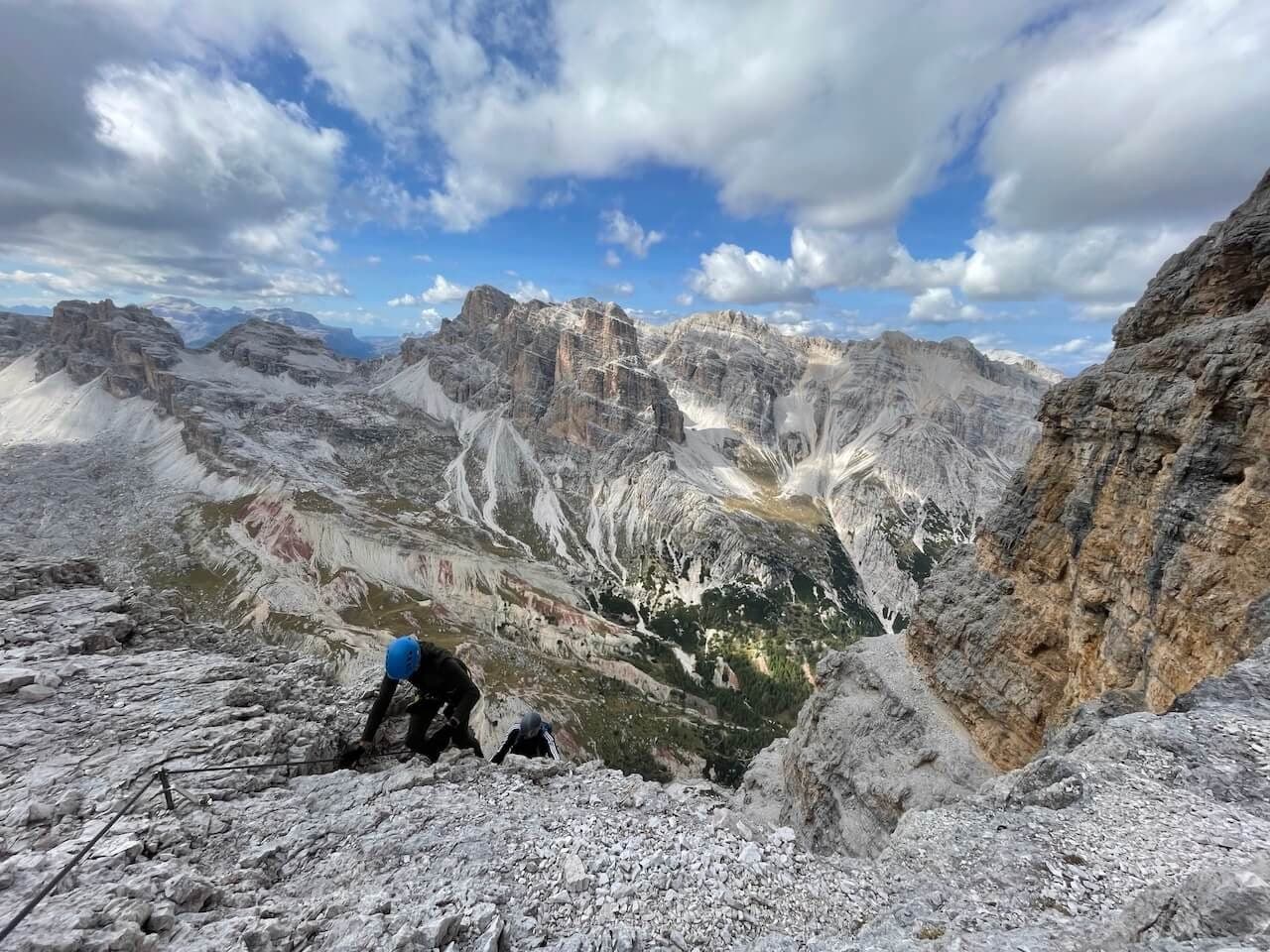 Giovanni Lipella: via ferrata on Tofana di Rozes · 15