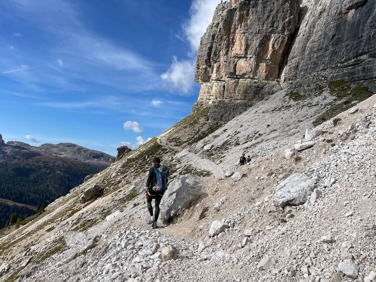 Giovanni Lipella: via ferrata on Tofana di Rozes · 6