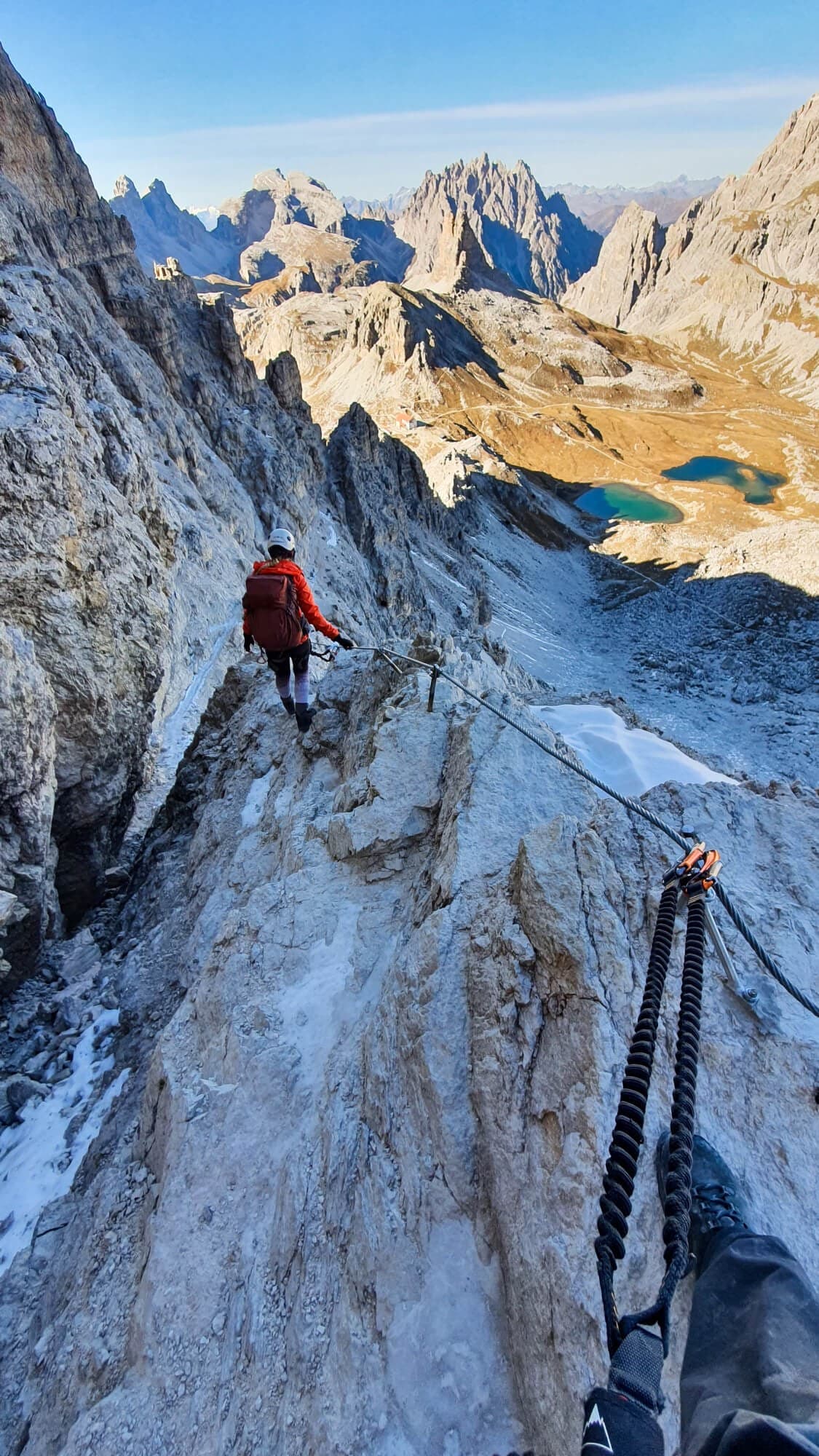 Monte Paterno: via ferrata beside the Tre Cime · 9