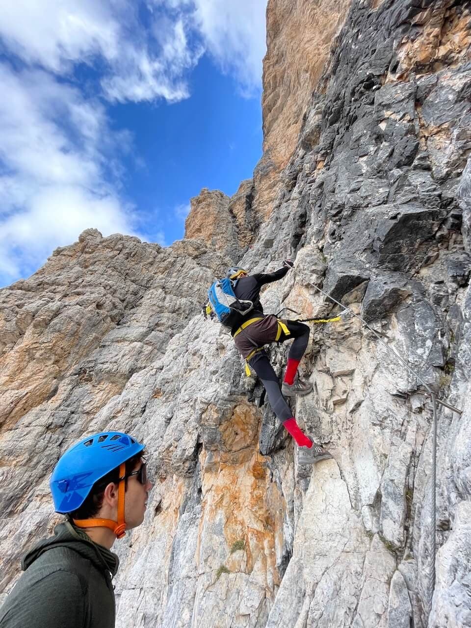 Giovanni Lipella: via ferrata on Tofana di Rozes · 10