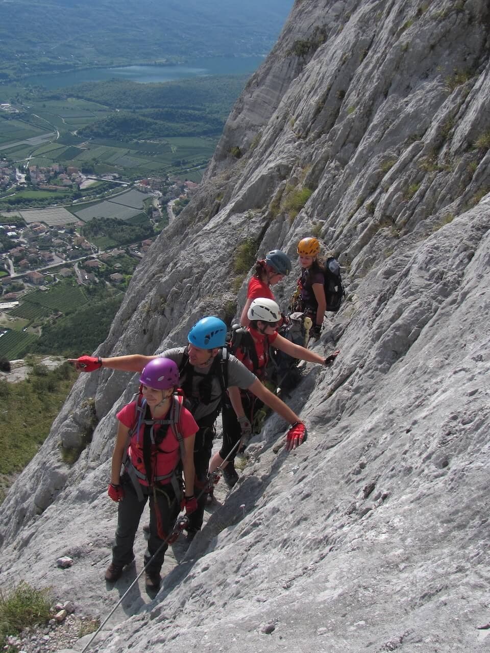 Che Guevara via ferrata on Monte Casale · 2