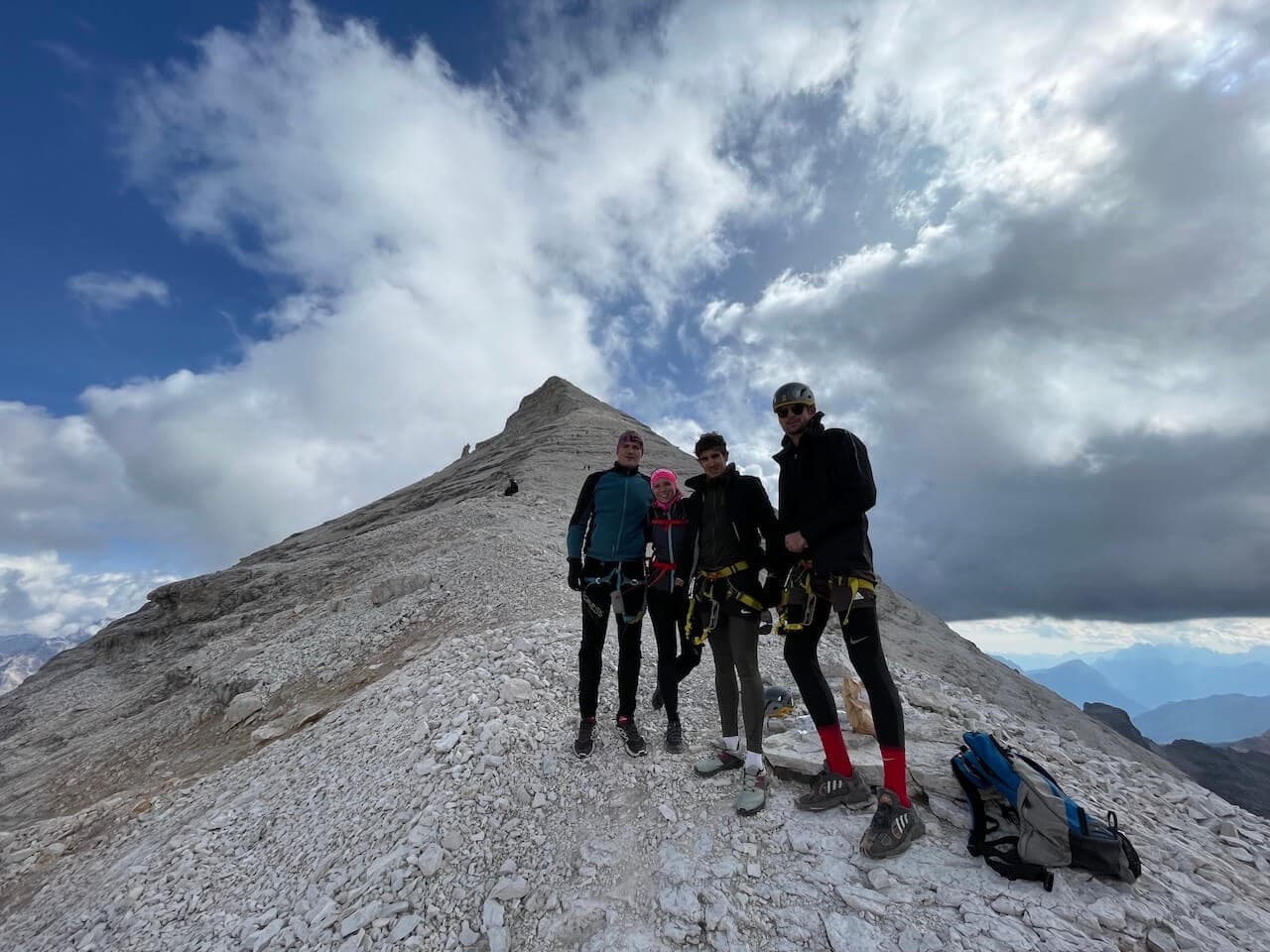 Giovanni Lipella: via ferrata on Tofana di Rozes · 13