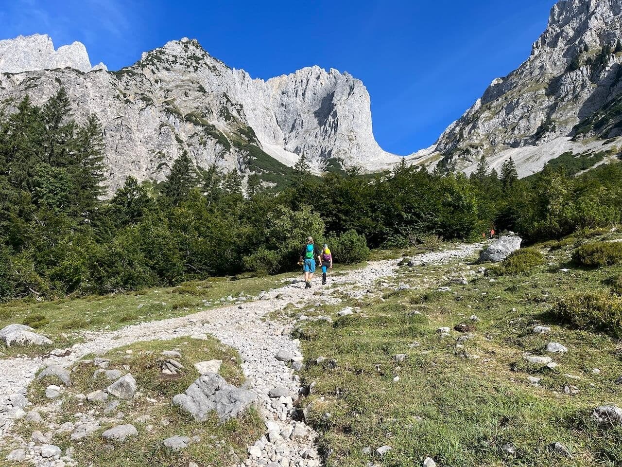 Klamml via ferrata in the Kaisergebirge · 2