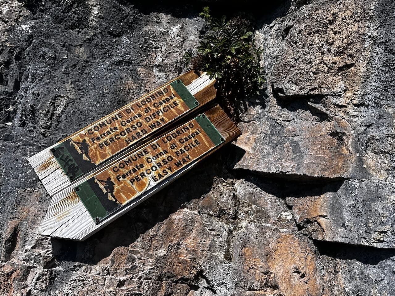 Caspai via ferrata · 10