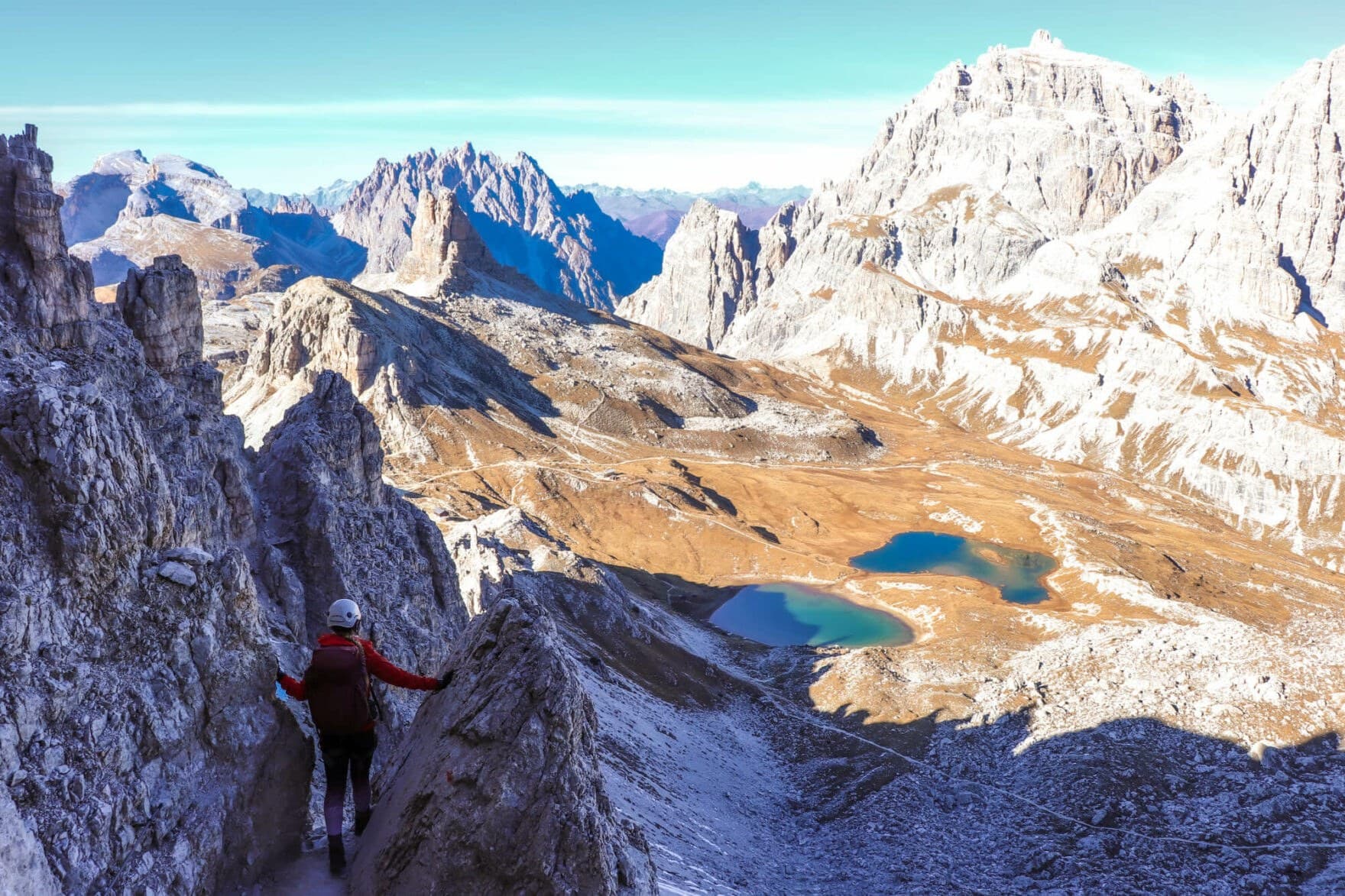 Monte Paterno: via ferrata beside the Tre Cime · 12