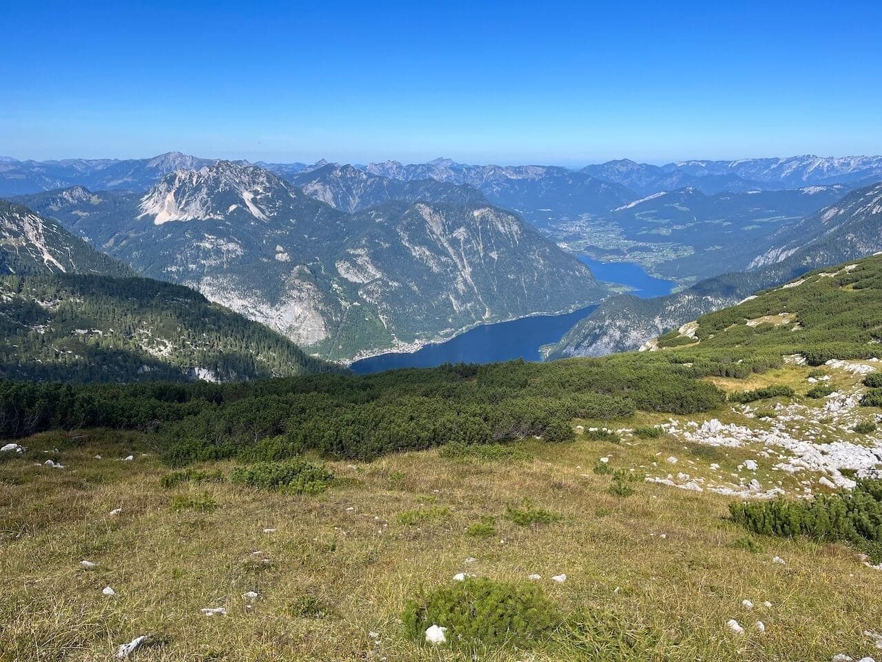 Krippenstein North Face: Above Lake Hallstatt · 2